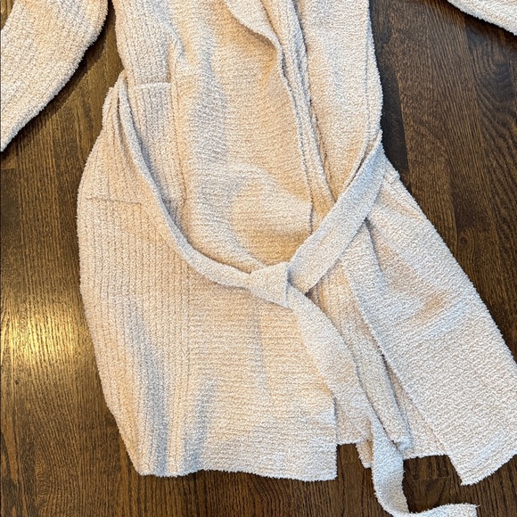 Members mark cozy small knit robe Cream Women's Sweater NWOT - Picture 4 of 7